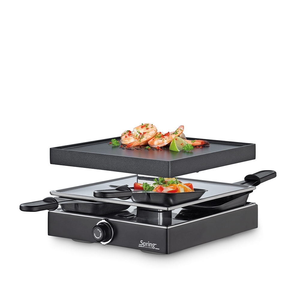 Spring - Grillplatte für Raclette4 CLASSIC Spring - Grillplatte für Raclette4 CLASSIC