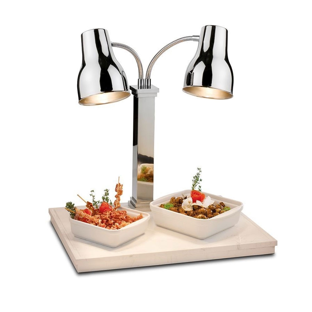 Spring - Carving Station mit Unterhitze und zwei Lampen