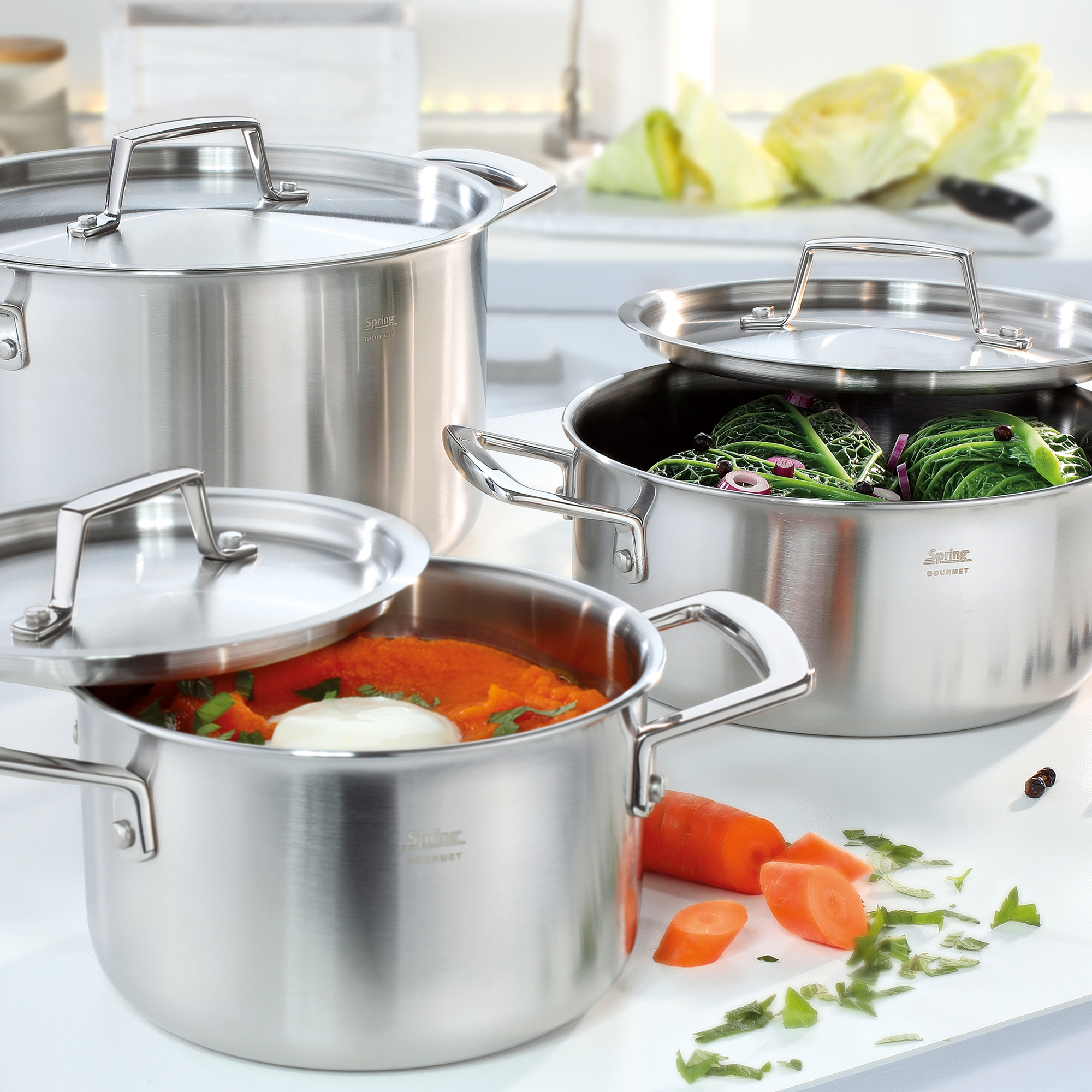 Spring Cookware Pot Spring - Pot-Set GOURMET - 4-Piece