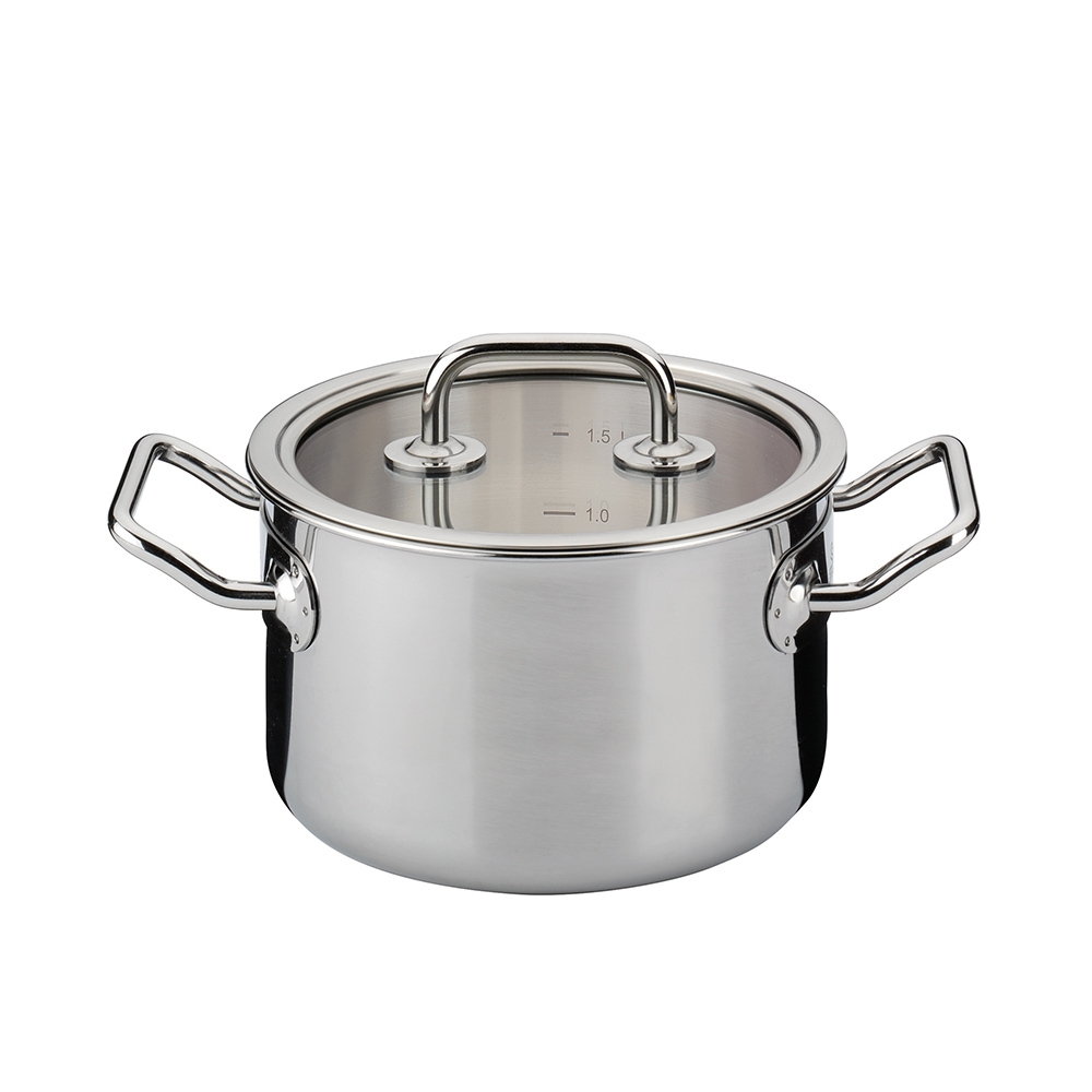 Spring - meat pot with glass lid BRIGADE BASIC