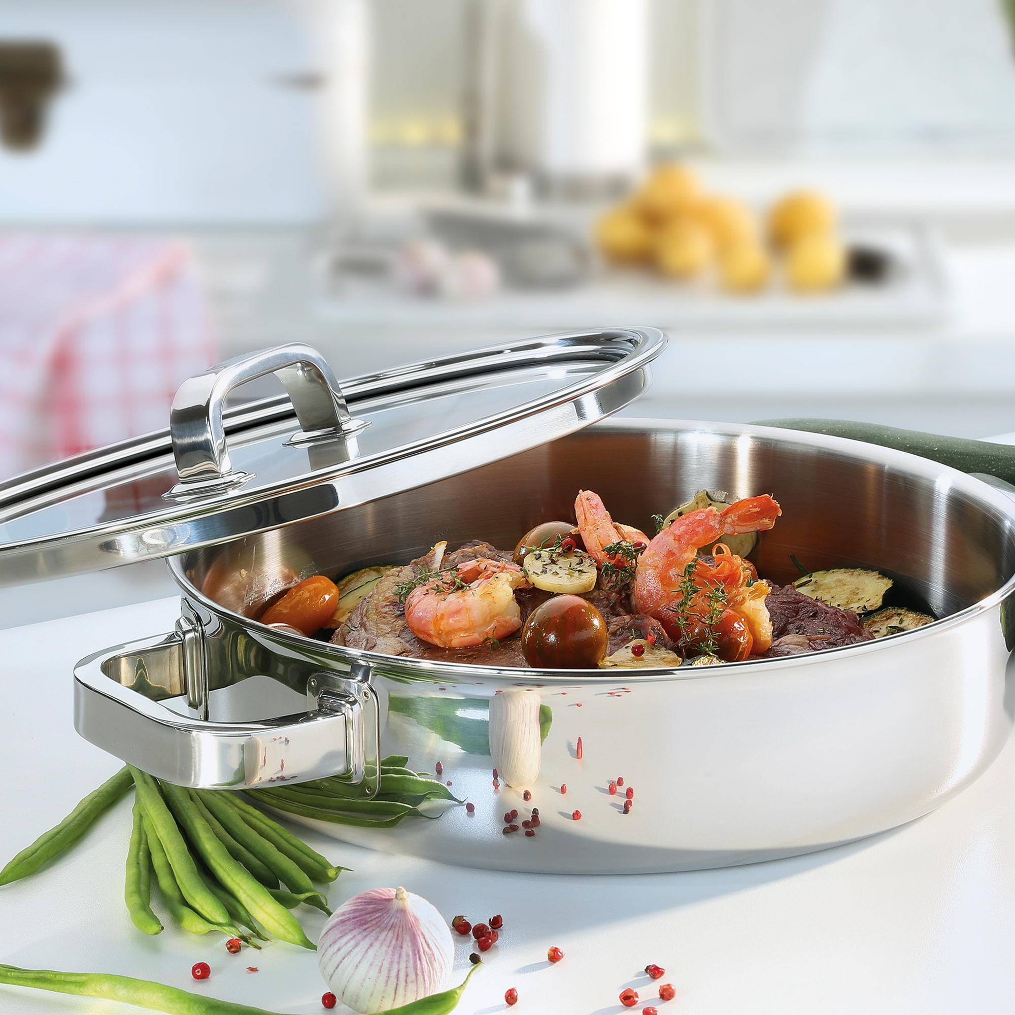 Spring - Gourmettopf mit Glasdeckel FINESSE2+ 4 L Spring - Gourmettopf mit Glasdeckel FINESSE2+ 4 L