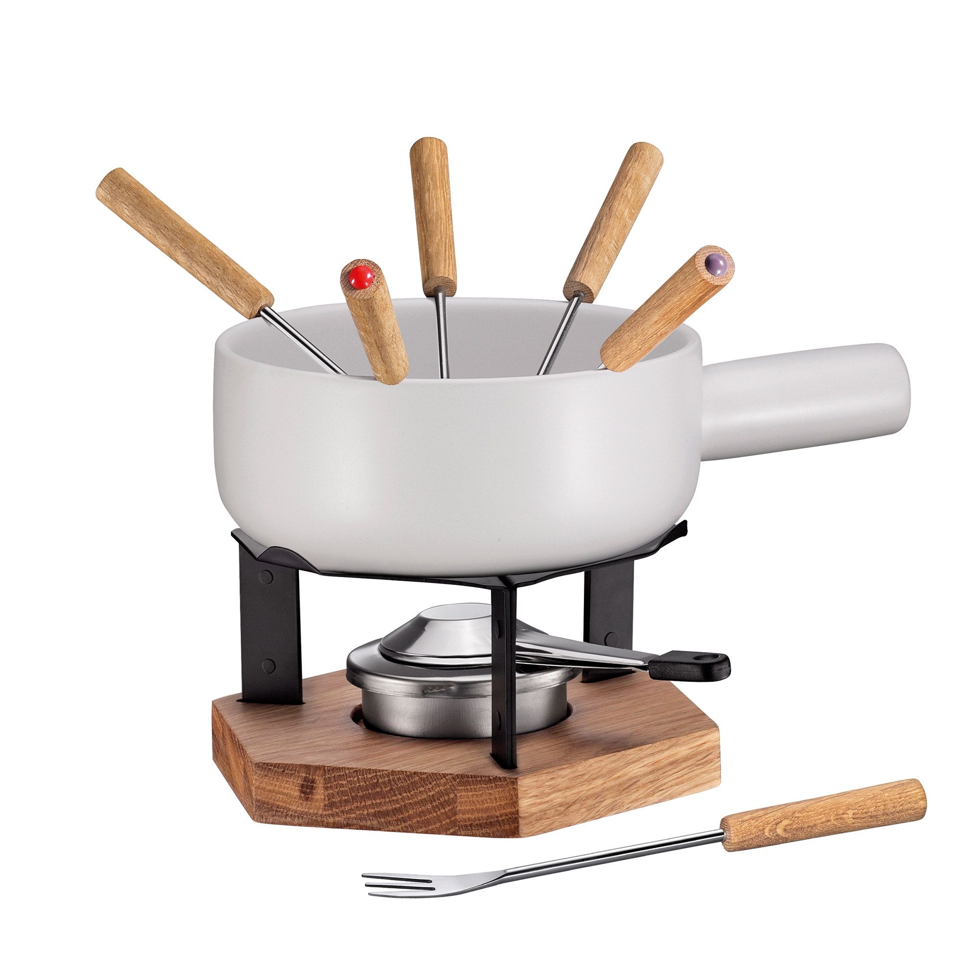 Spring - WINTERTHUR cheese fondue set - white