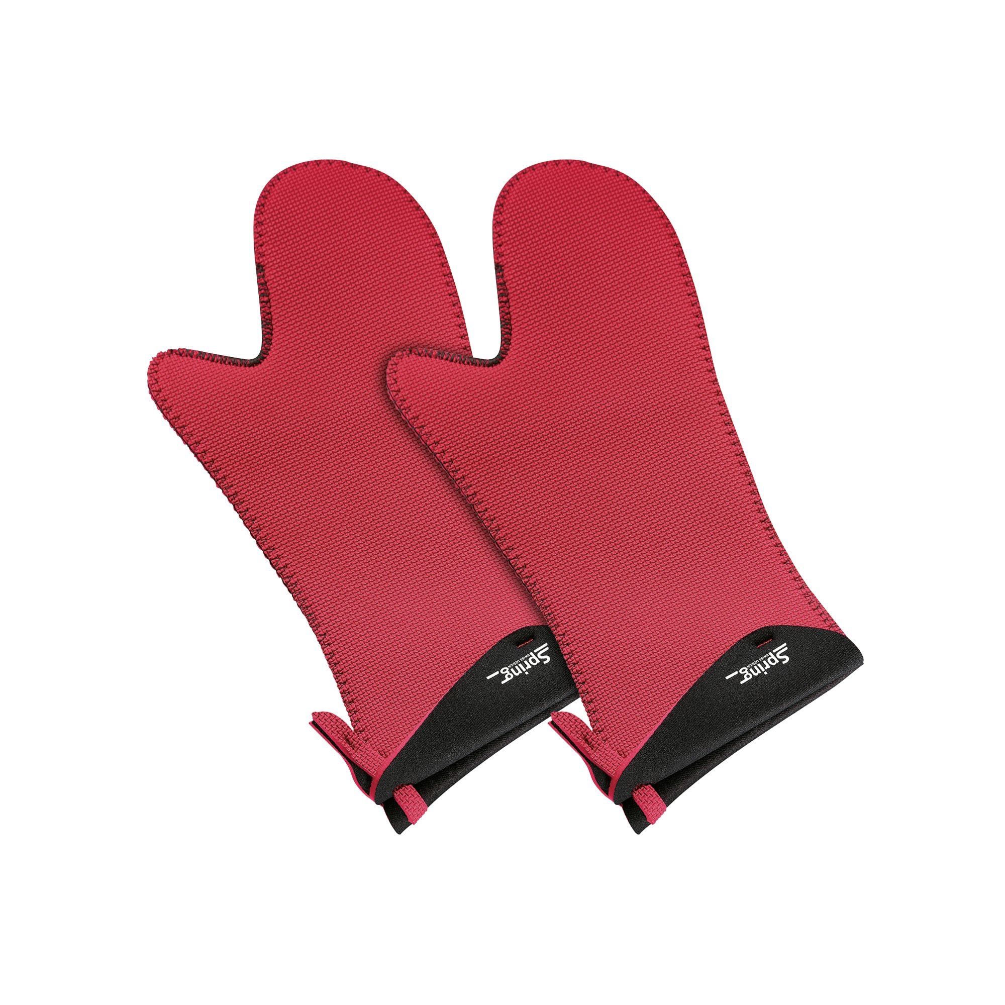 Spring - Grips Handschuh lang - schwarz/rot Spring - Grips Handschuh lang - schwarz/rot