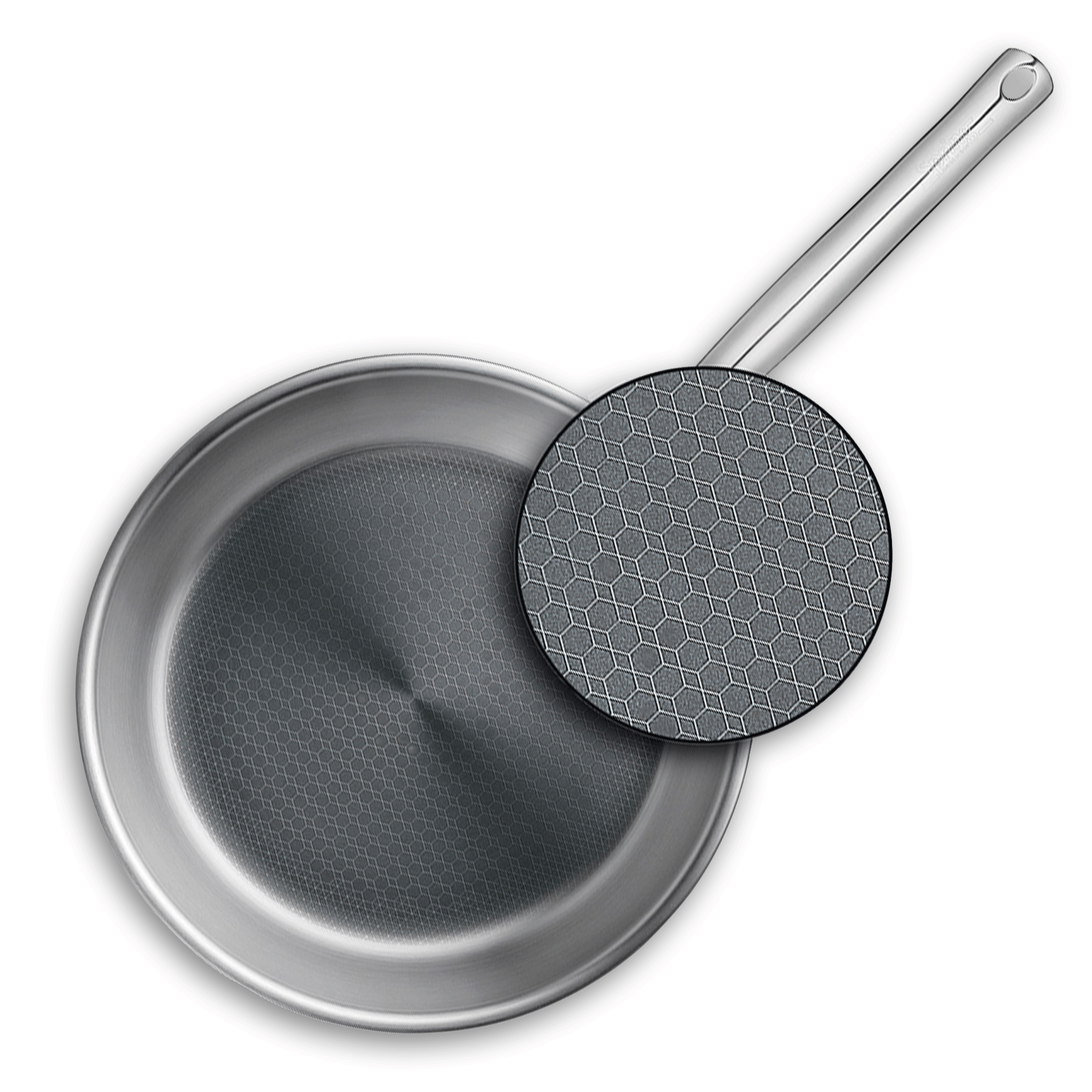Spring - frying pan VULCANO CUT RESIST PURE - 24 cm