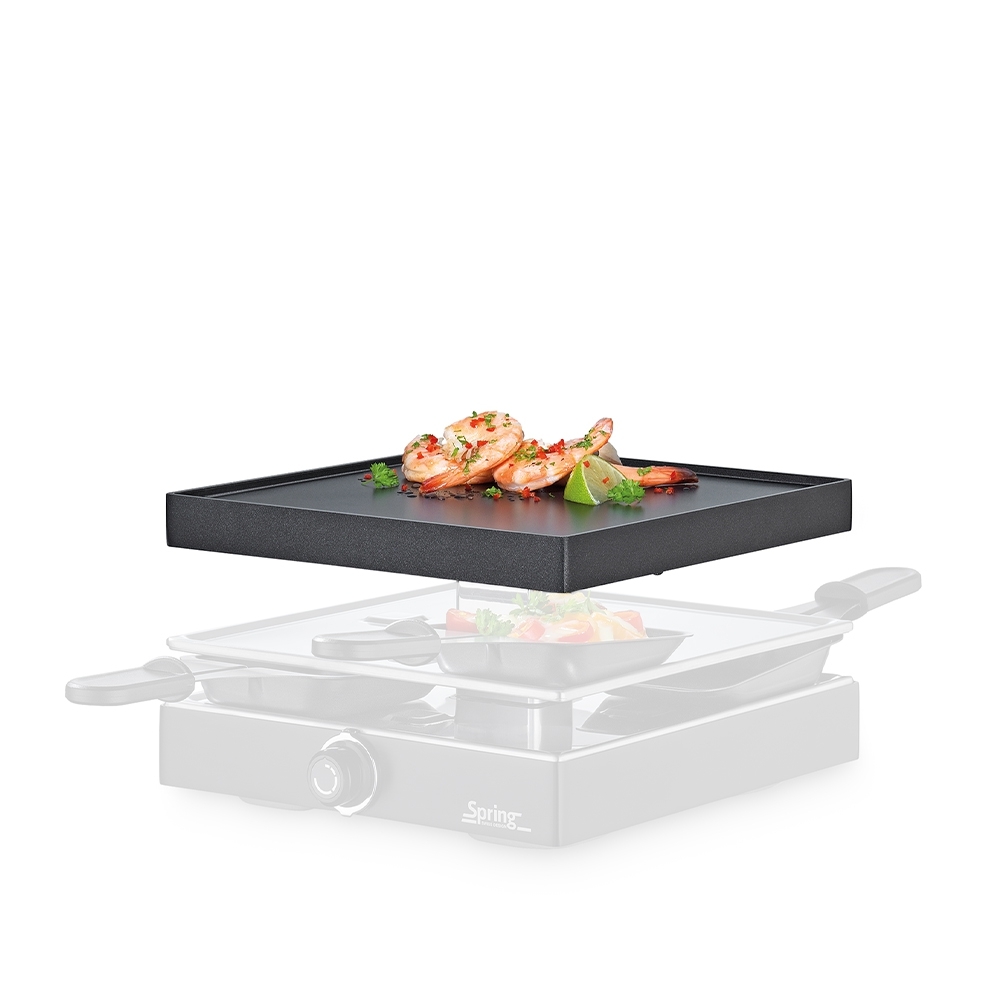 Spring - Grillplatte für Raclette4 CLASSIC Spring - Grillplatte für Raclette4 CLASSIC
