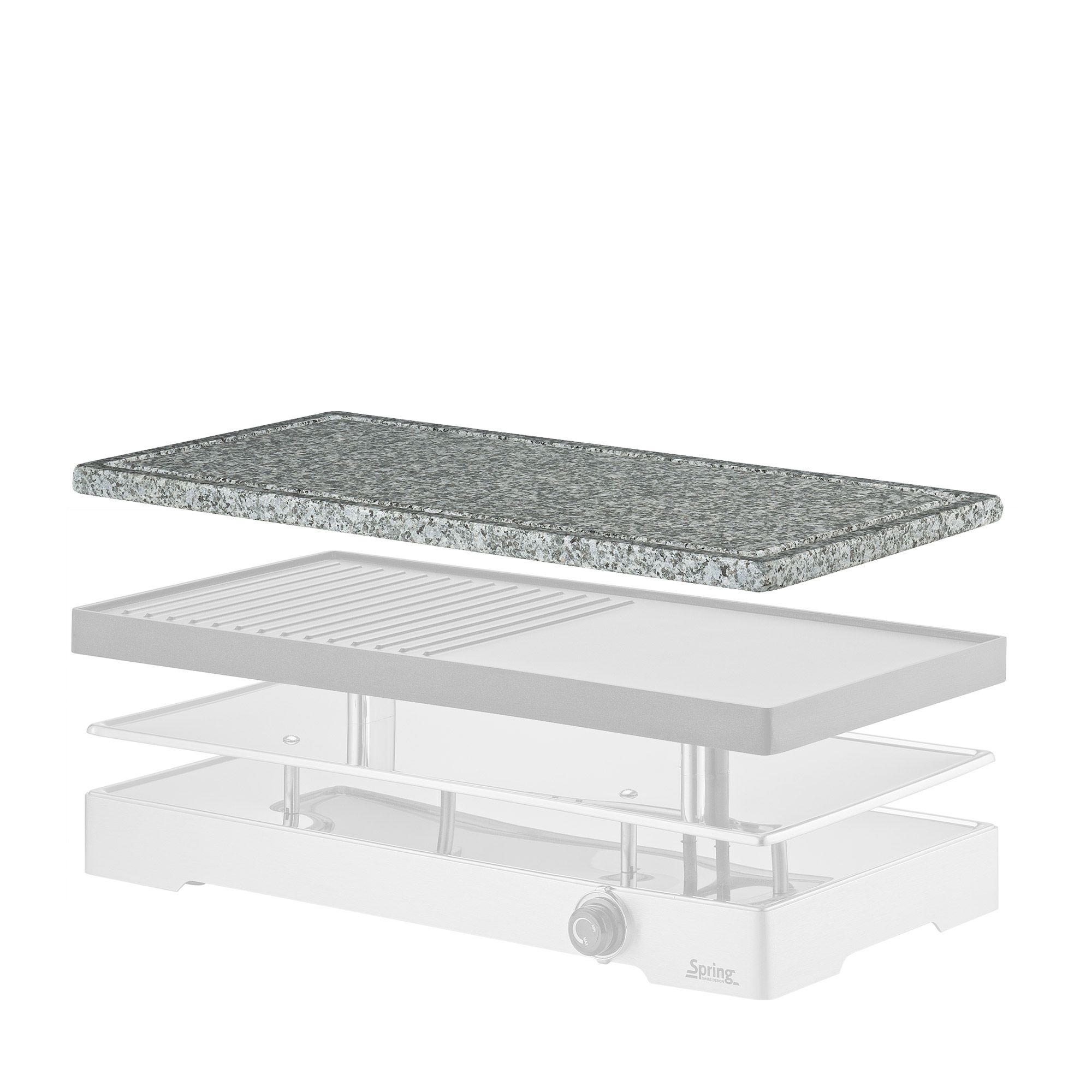 Spring - Stone slab RACLETTE8 CLASSIC DUO