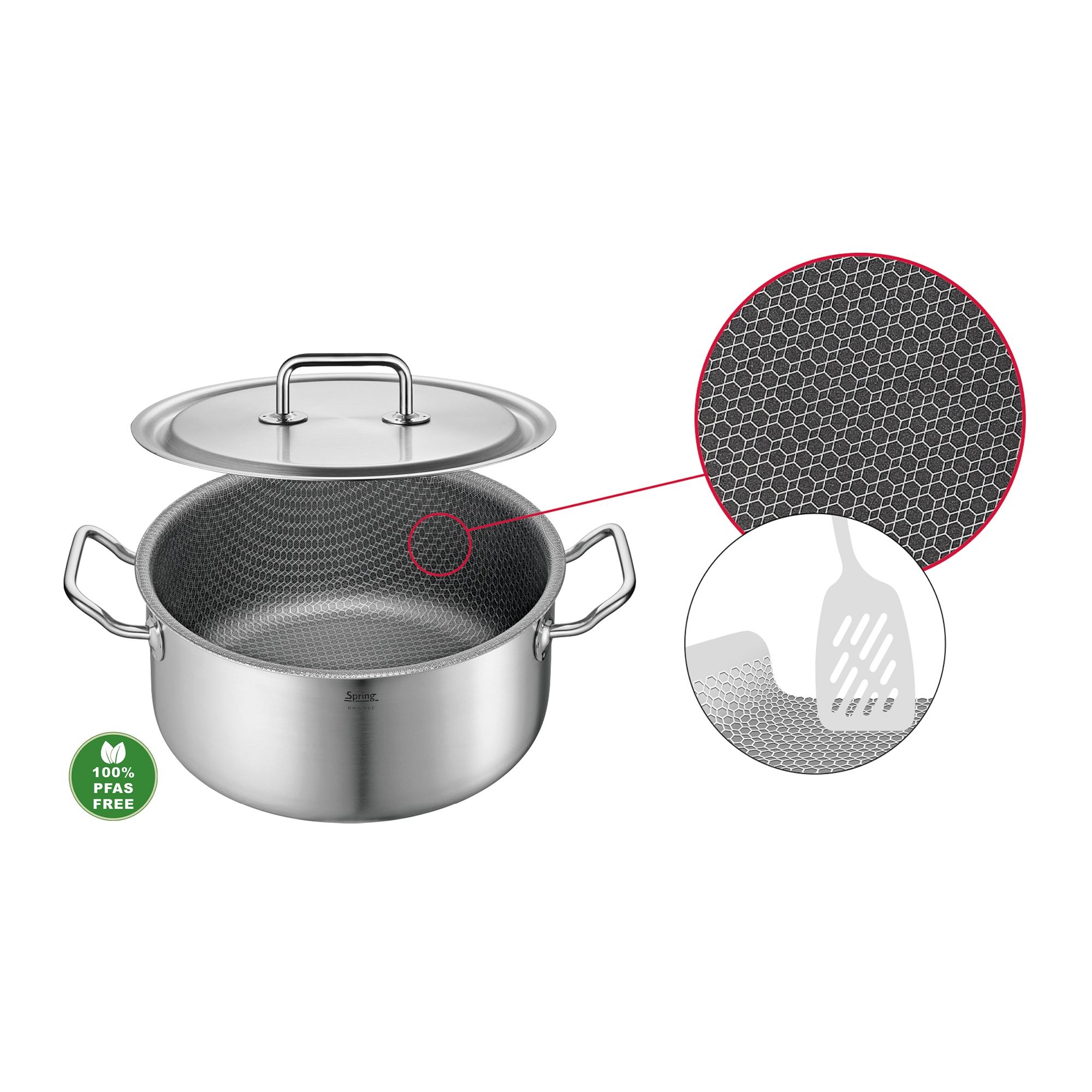 Spring - Bratentopf CUT RESIST PURE - BRIGADE PREMIUM - 24 cm