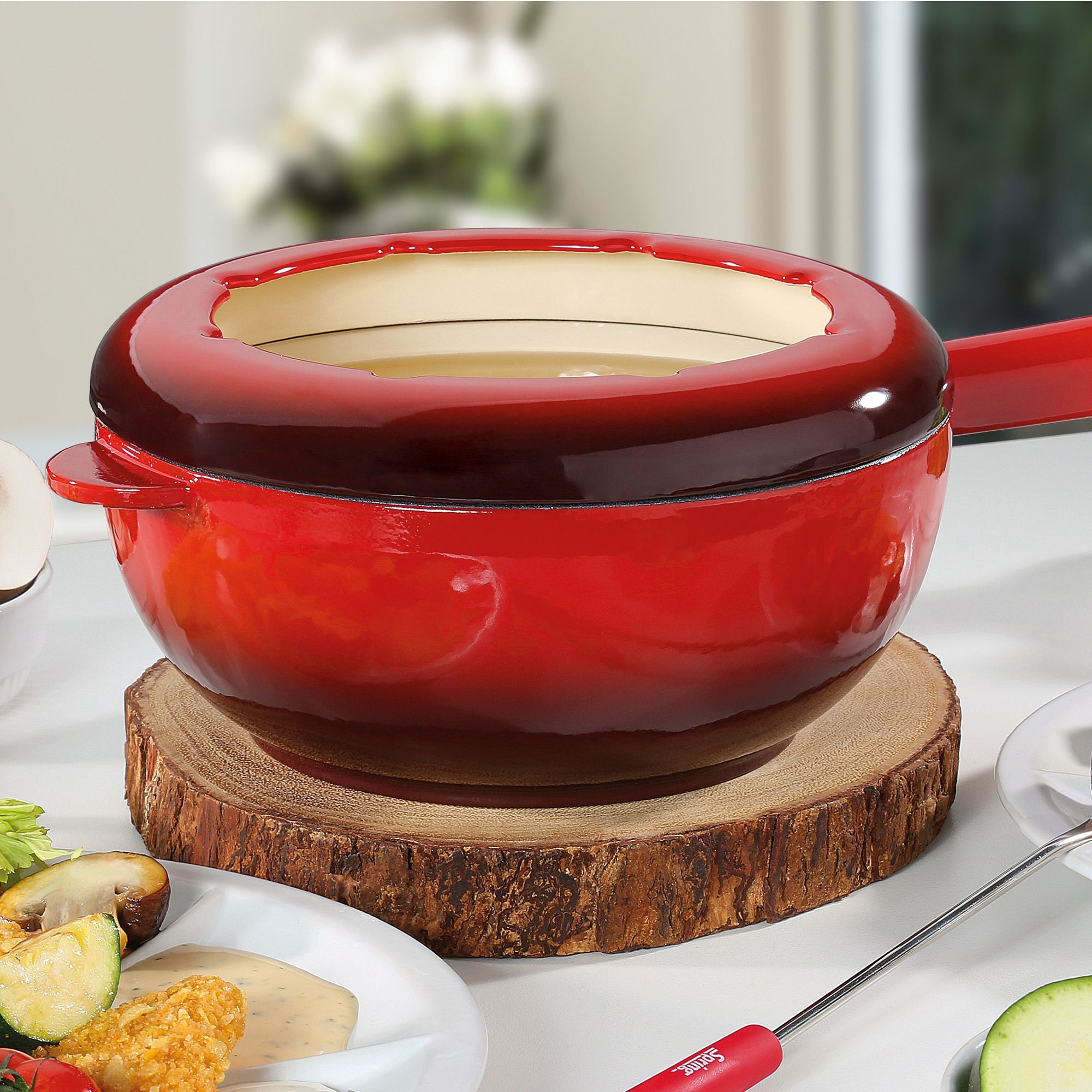 Spring - Fondue - Caquelon Saas Fee 20cm - rot