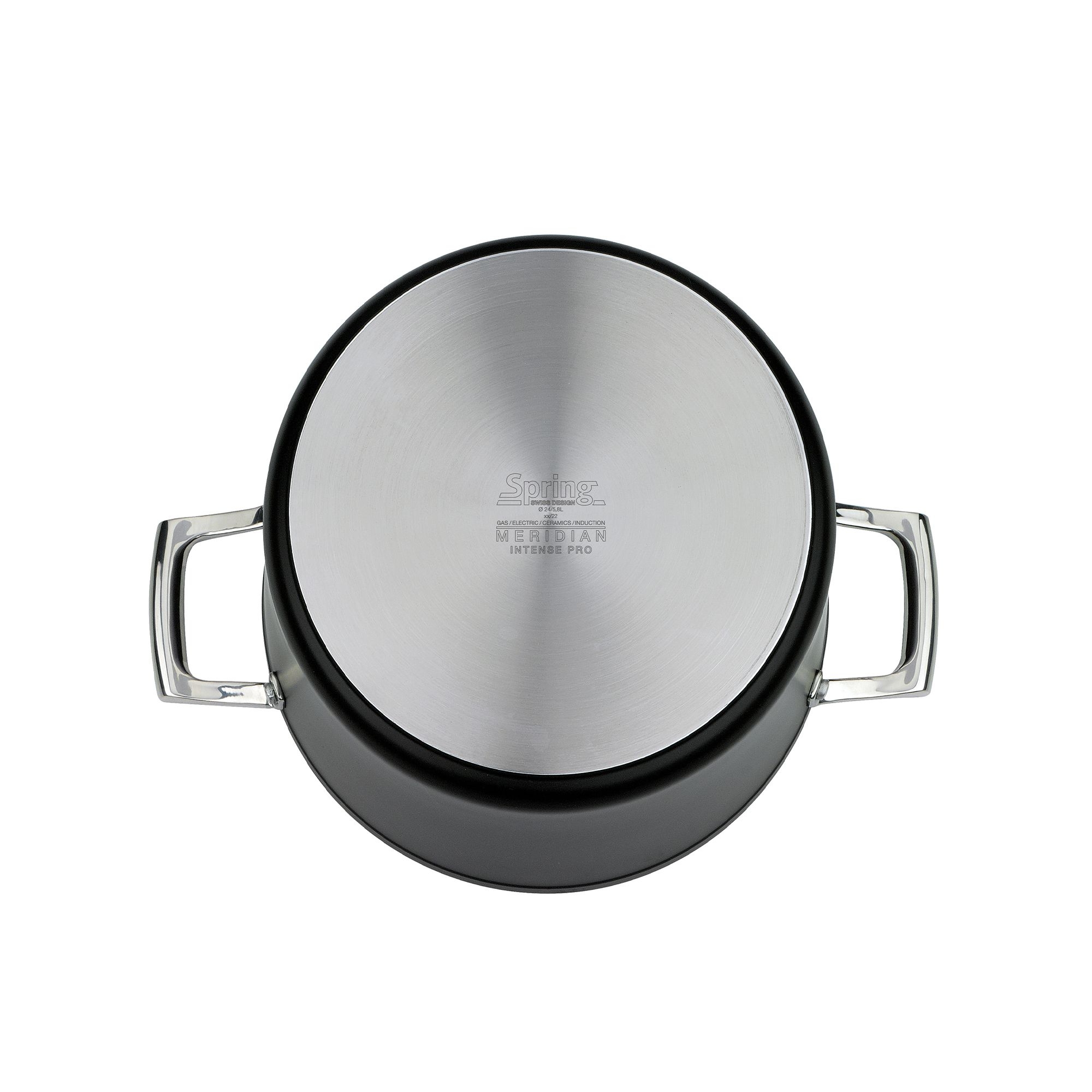 Spring - Roasting pan with glass lid - MERIDIAN INTENSE PRO - 24 cm