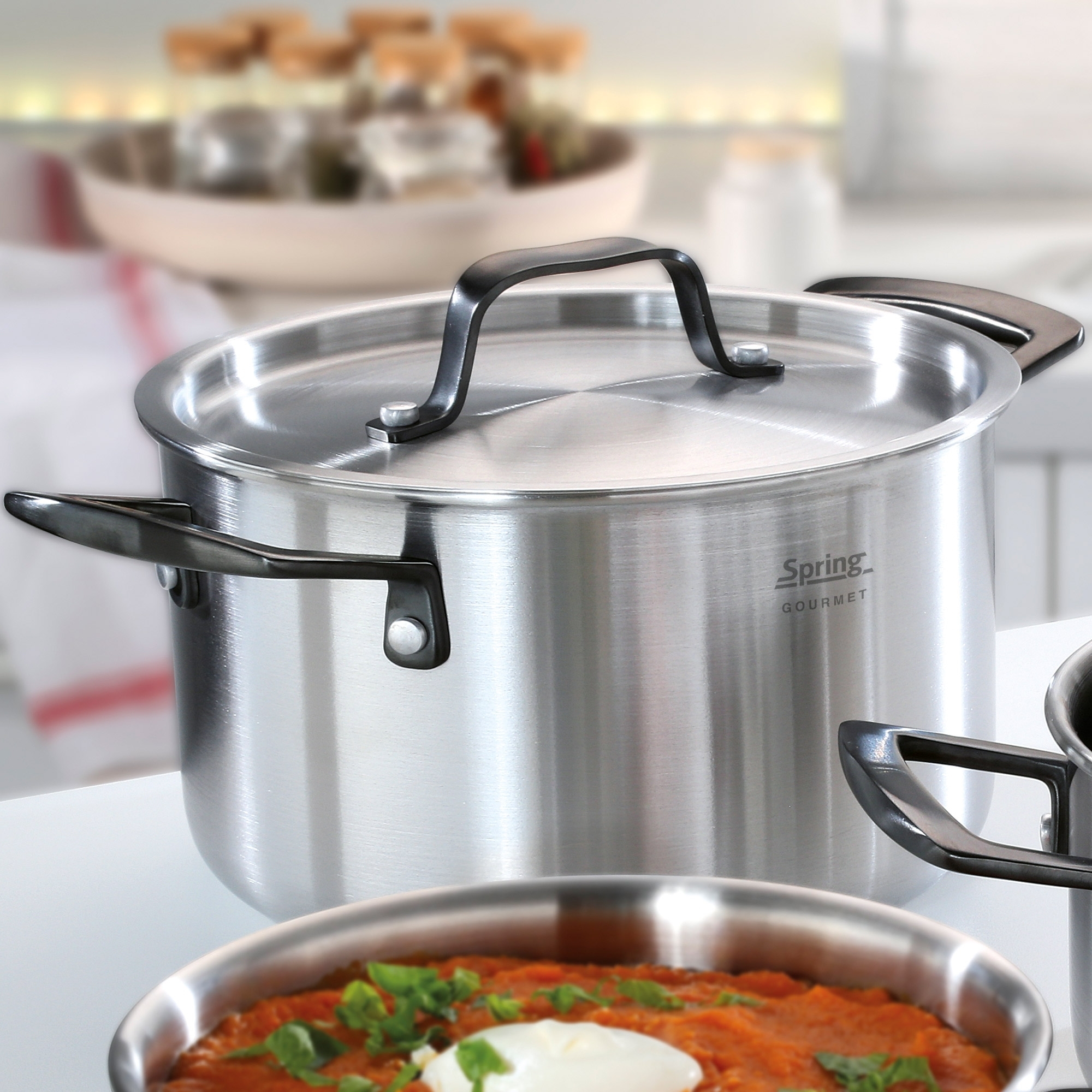 Spring Cookware Pot Spring - Cooking pot GOURMET - black- Ø 24 cm