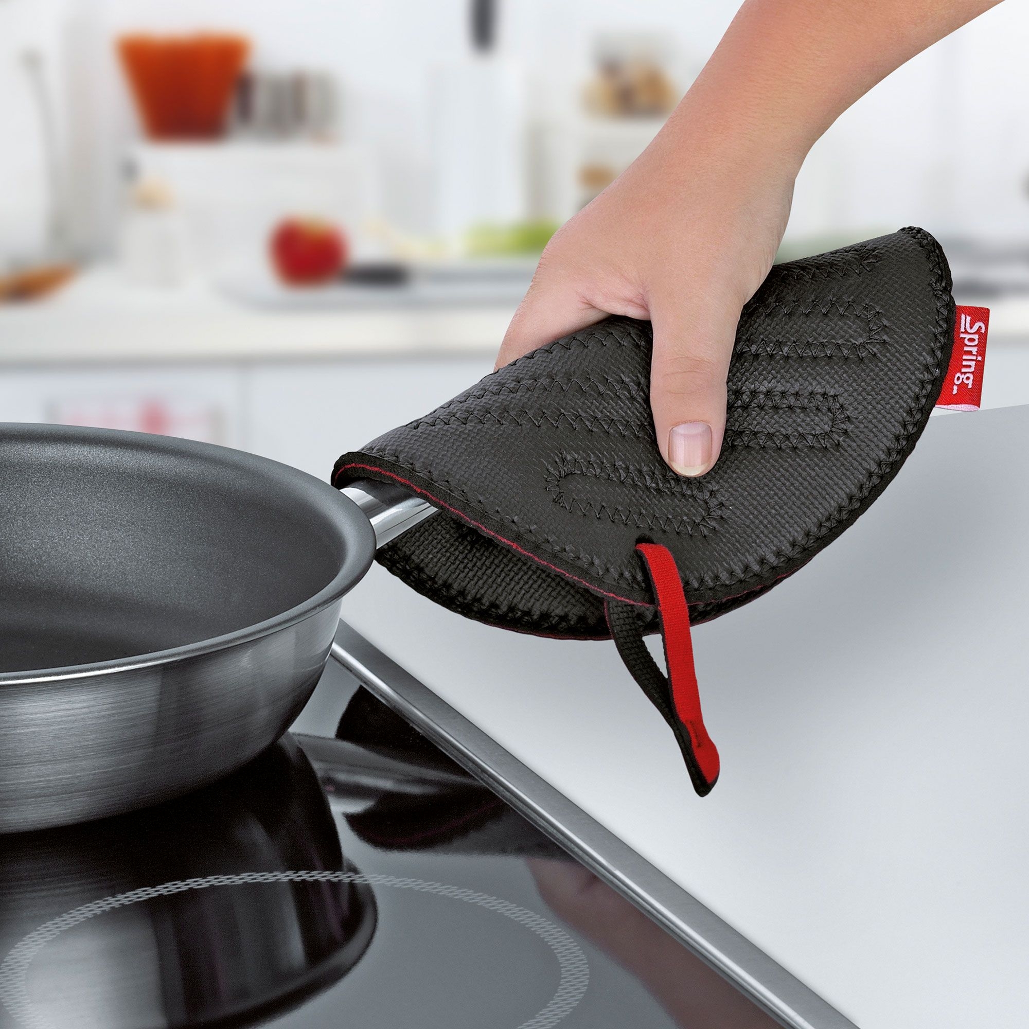 Spring - Coaster GRIPS - round, red Spring - Coaster GRIPS - round, red