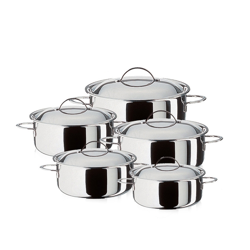 Spring - Cristal - Bratentopf nieder mit Deckel Ø 16 - 24 cm