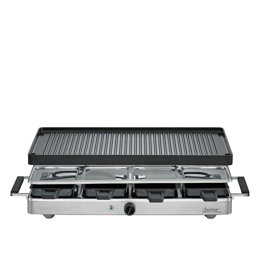 Spring - Raclette8 classic Alugrillplatte Spring - Raclette8 classic Alugrillplatte