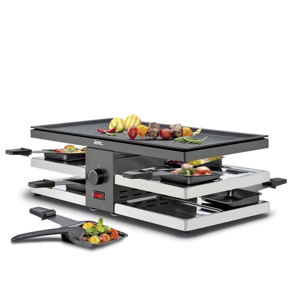 Spring - Grill plate for raclette 8 Fun Spring - Grill plate for raclette 8 Fun