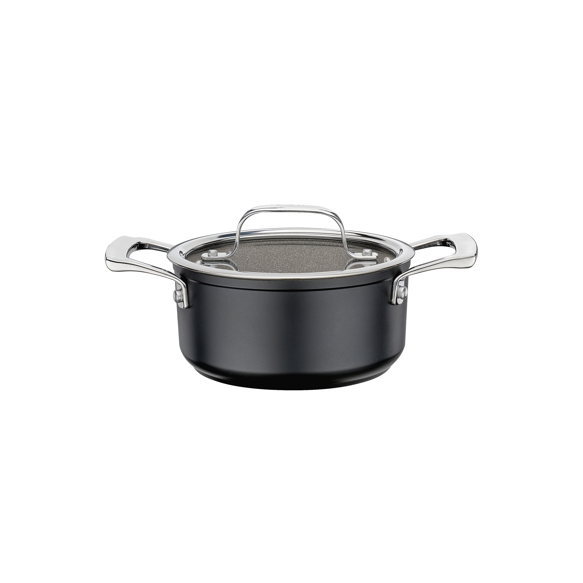 Spring - Bratentopf mit Glasdeckel - MERIDIAN INTENSE PRO - 16 cm