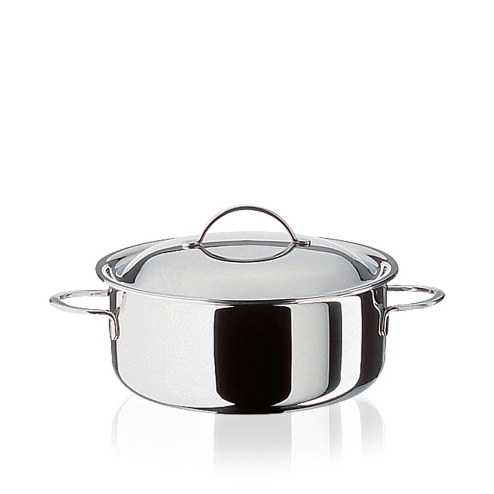 Spring - Cristal - Bratentopf nieder mit Deckel Ø 16 - 24 cm