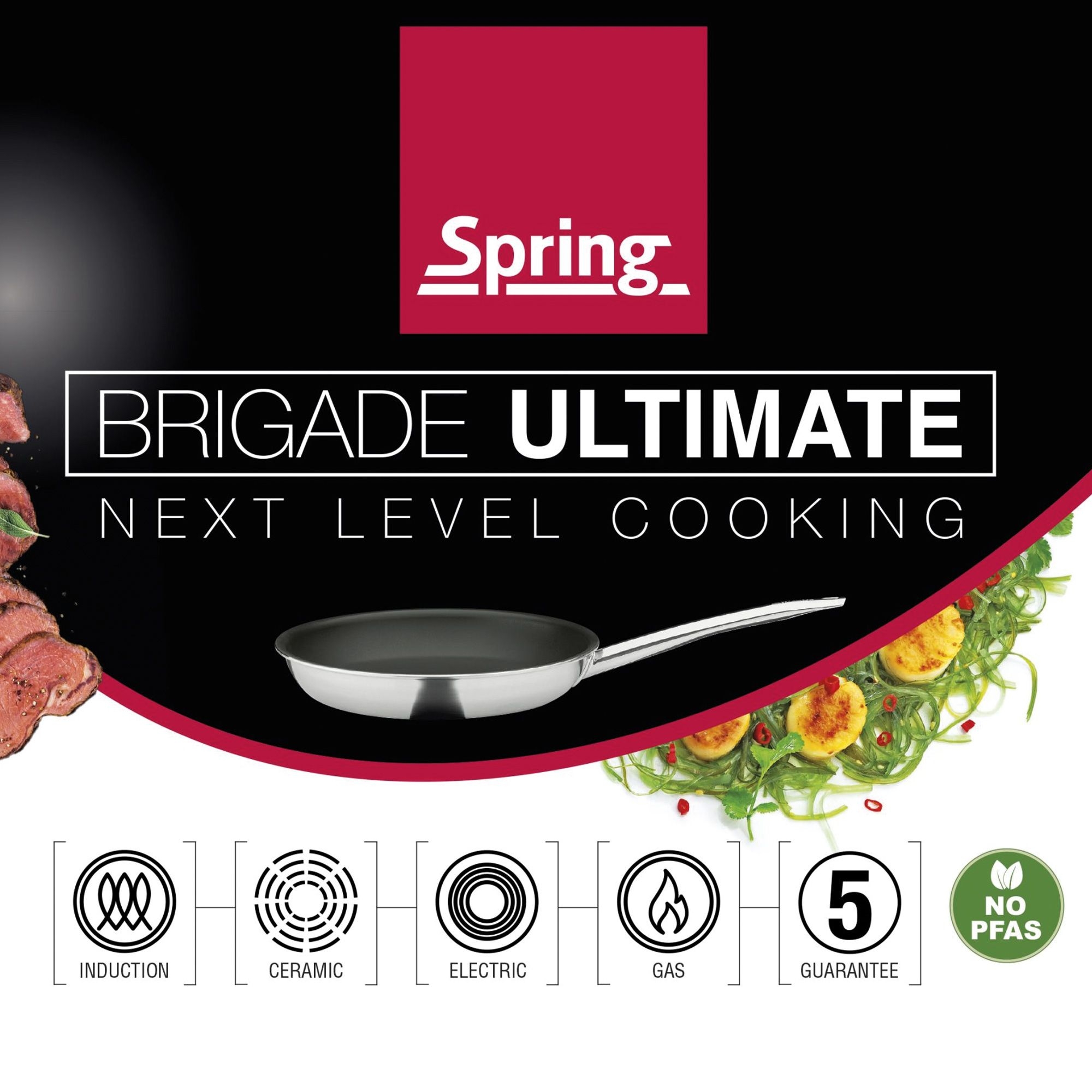 Spring Cooking Pans Spring - Serving pan XL Brigade Ultimate - 28cm