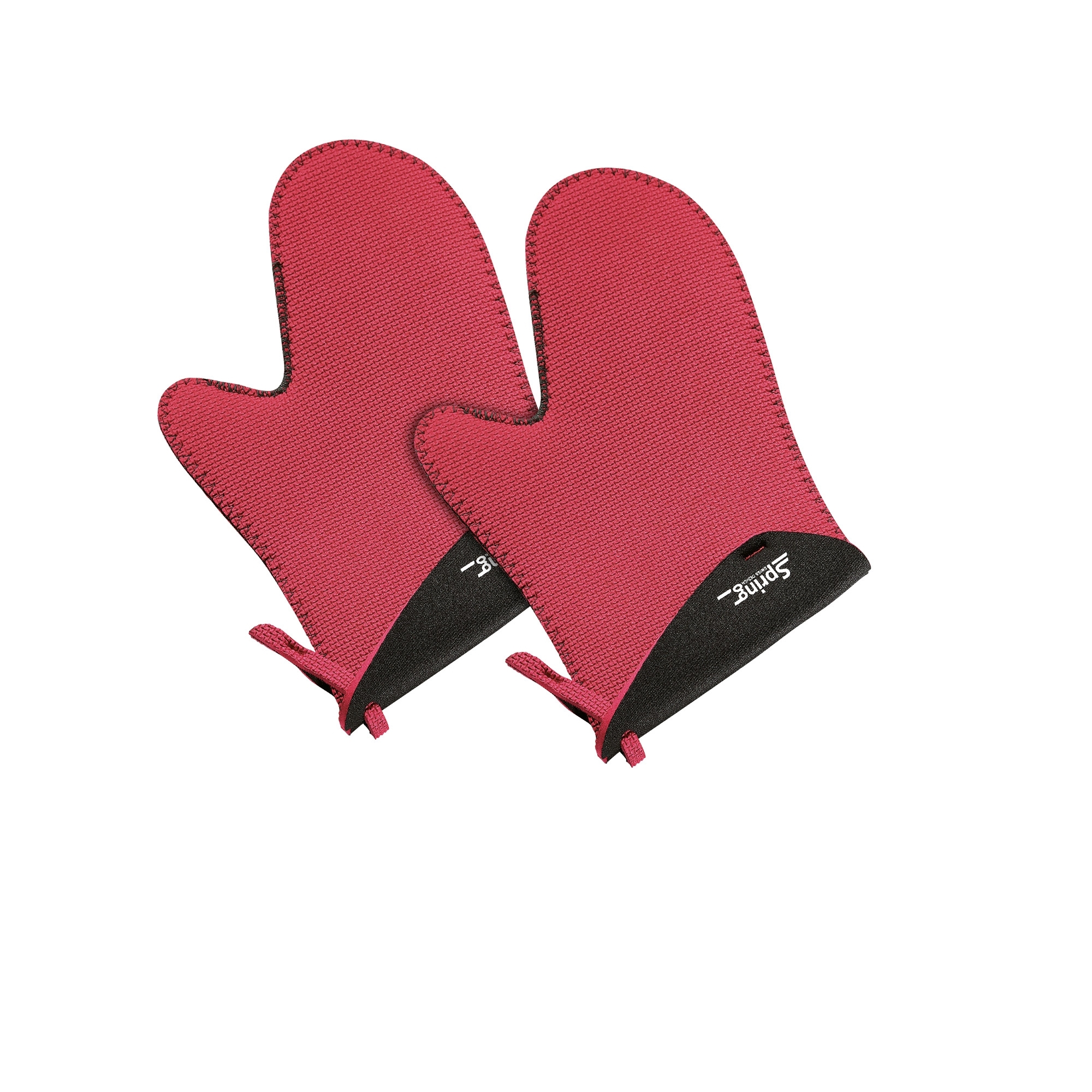 Spring - Grips Topfhandschuh kurz - schwarz/rot