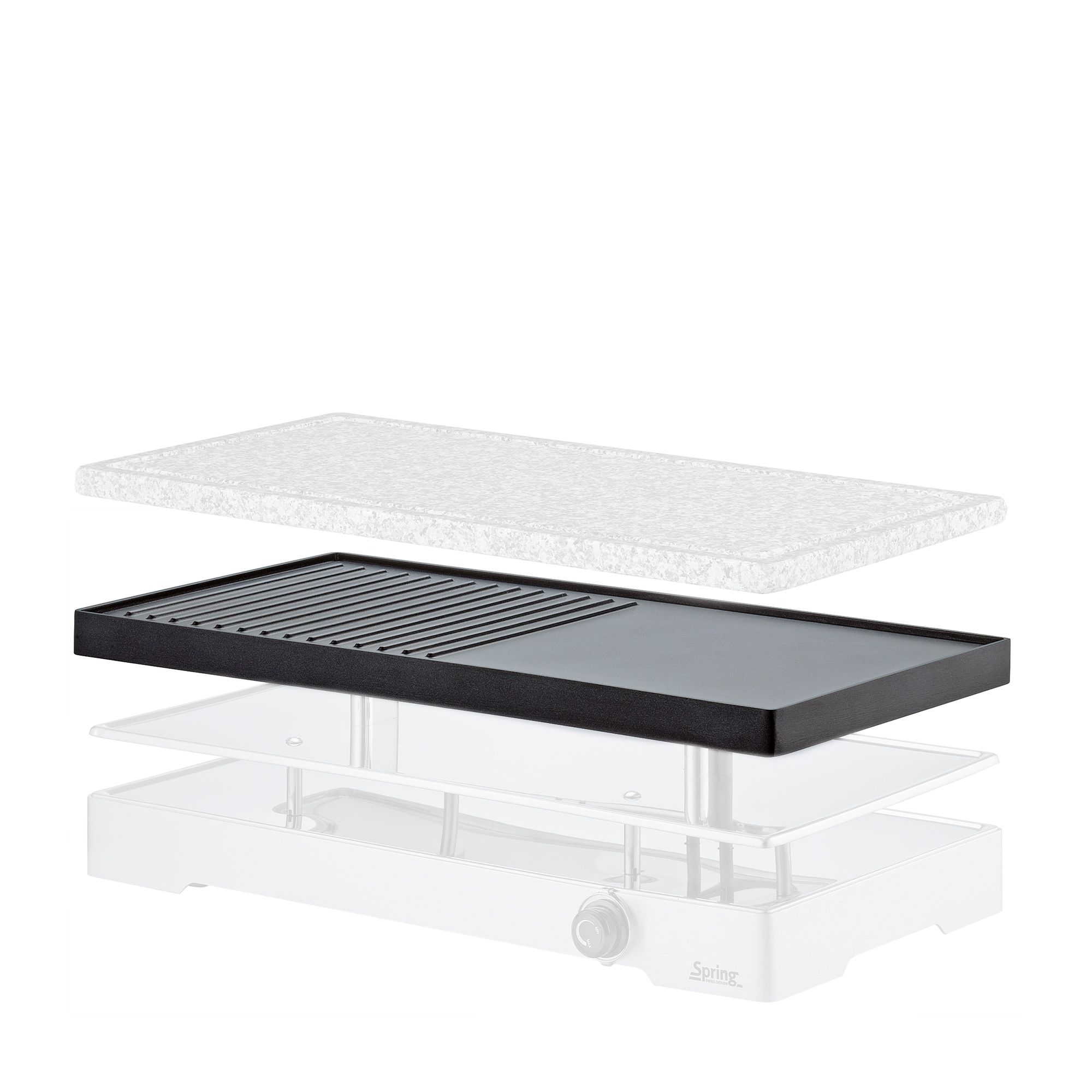 Spring - RACLETTE8 CLASSIC DUO - Grillplatte Spring - RACLETTE8 CLASSIC DUO - Grillplatte