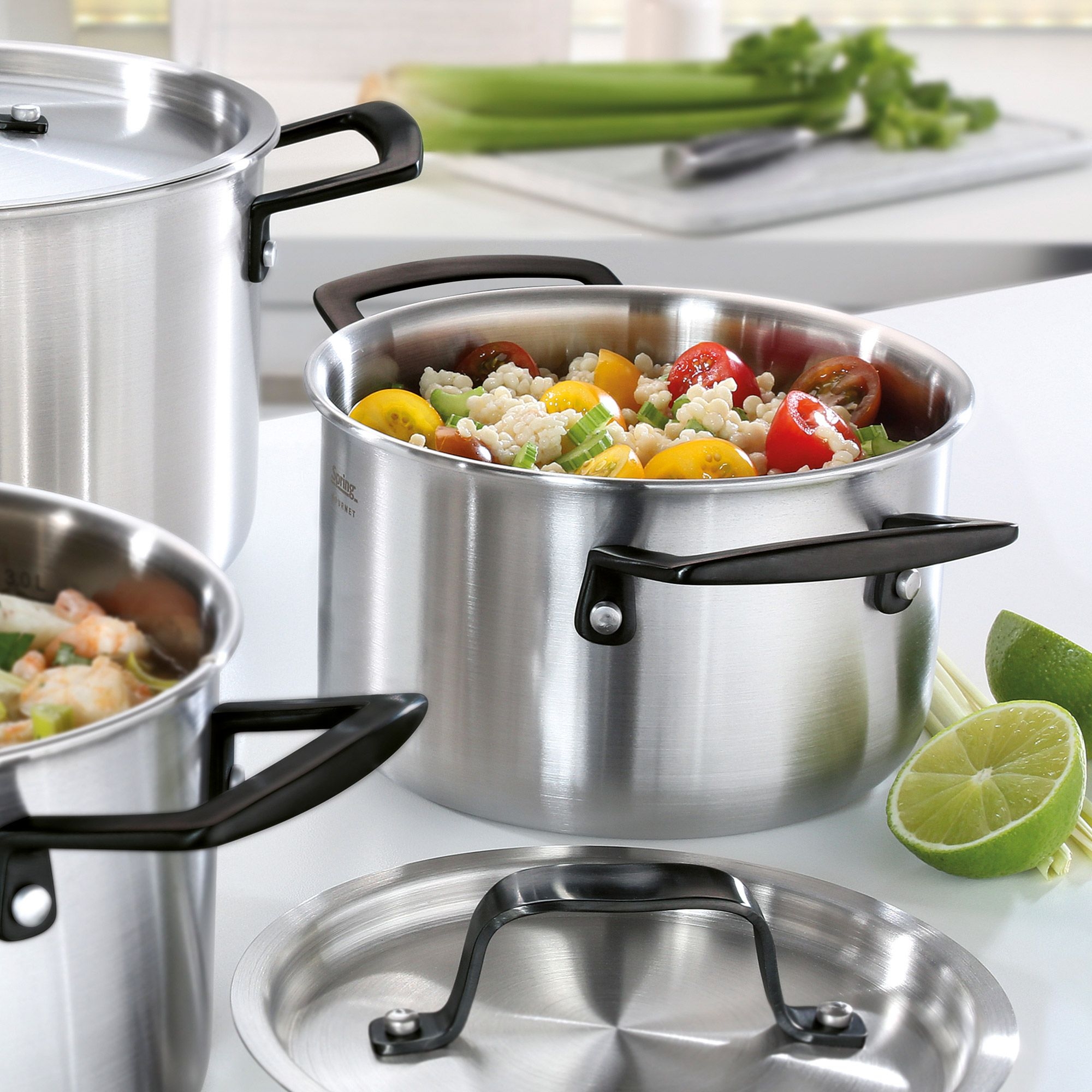 Spring - Cooking pot GOURMET - black- Ø 16 cm Spring - Cooking pot GOURMET - black- Ø 16 cm