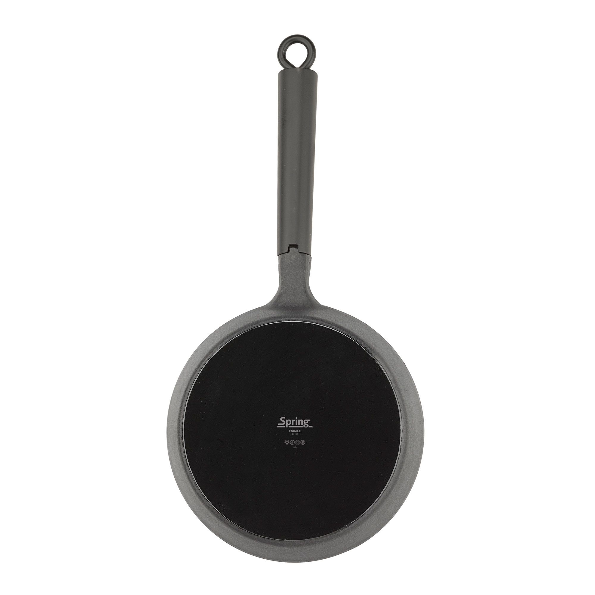 Round Spring frying pan with long handle
