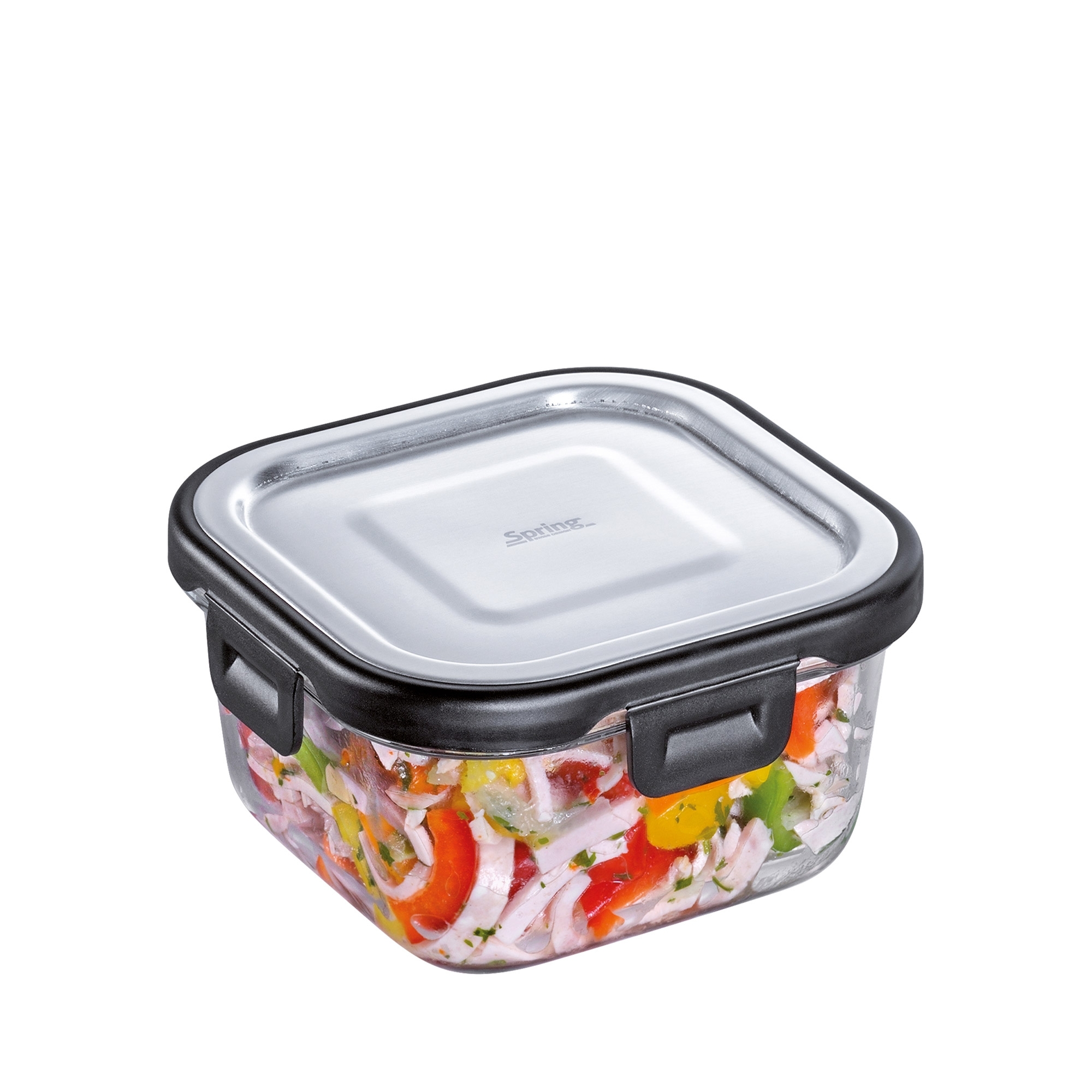 Spring - Vorratsdose FUSION2+ - quadratisch, 520 ml