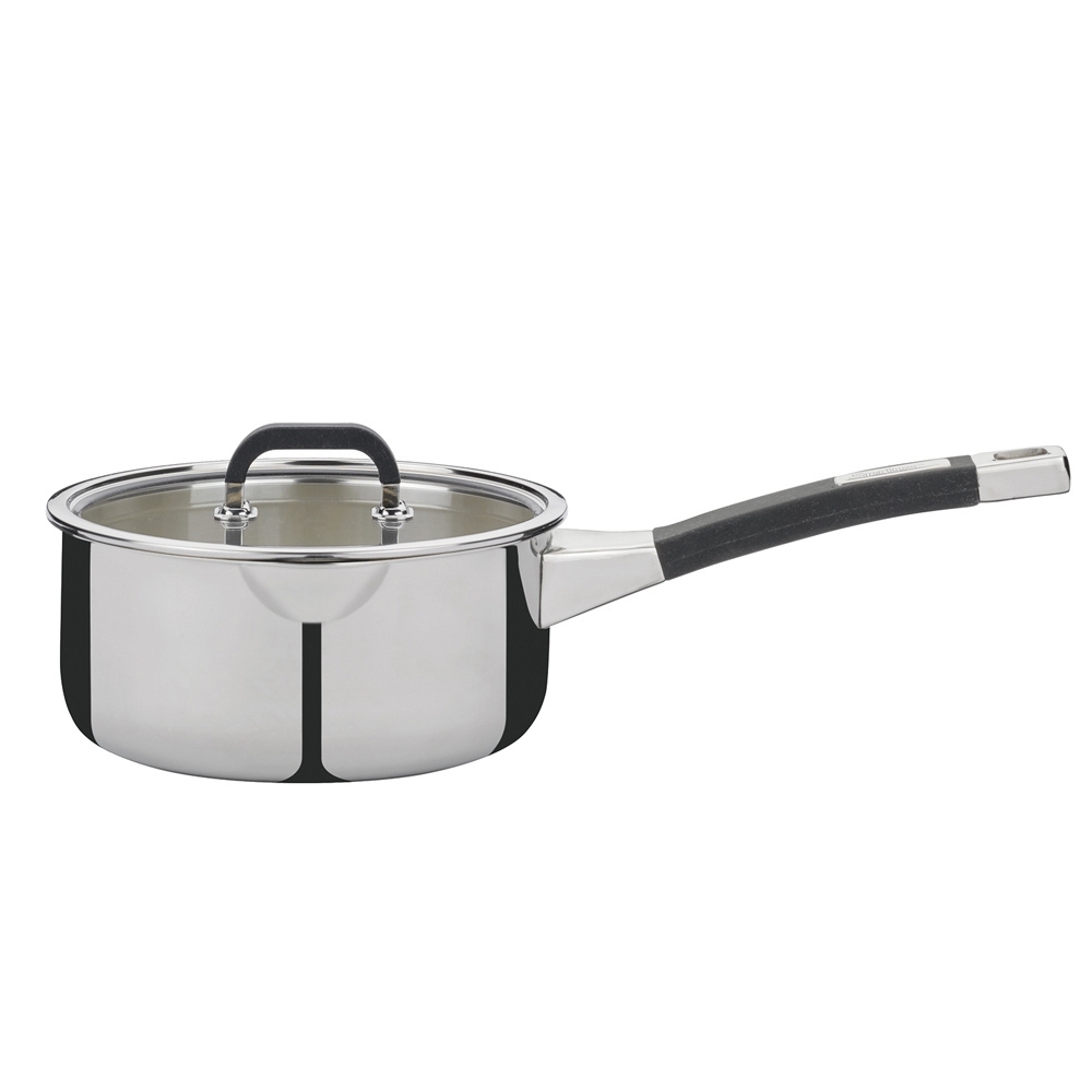 Spring - Saucepan low with glass lid Fusion2+