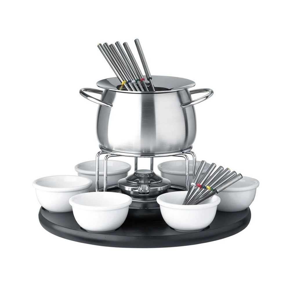 Spring - Carousel - Fondue-Garnitur schwarz 22-teilig