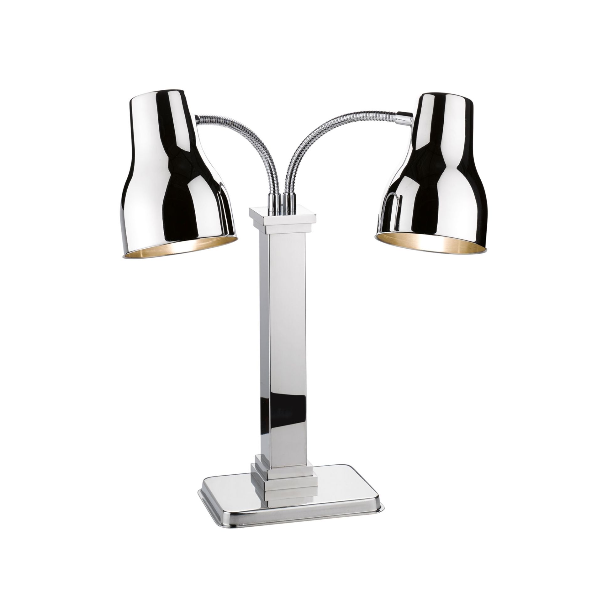 Spring - RONDO DUO heat lamp - stainless steel